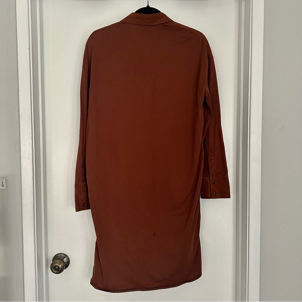 Cos Lightweight Brown Duster Jacket - image 4